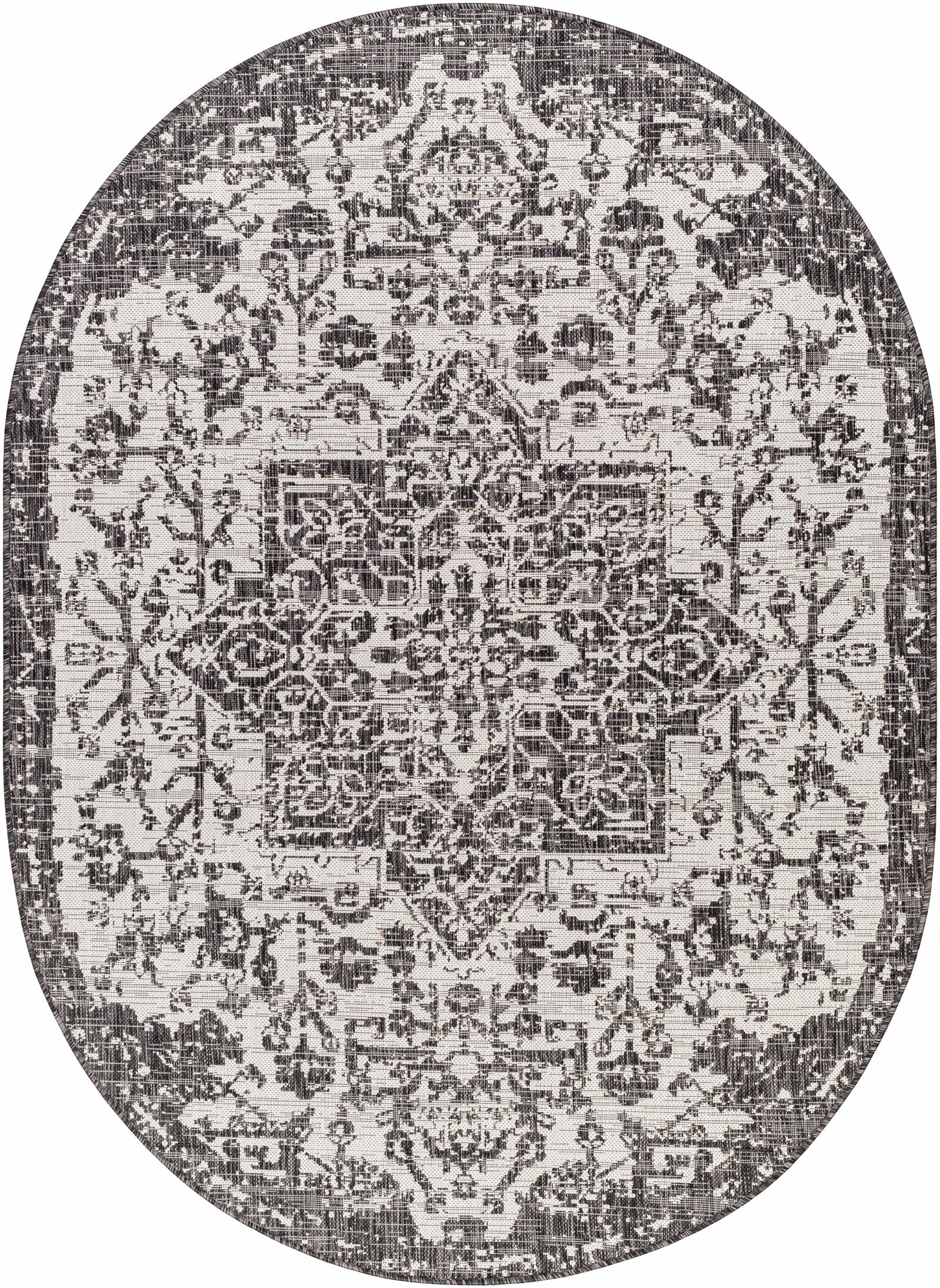 Charcoal Kilmacolm Indoor & Outdoor Rug - Clearance