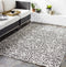 Alderbury White Leopard Print Rug