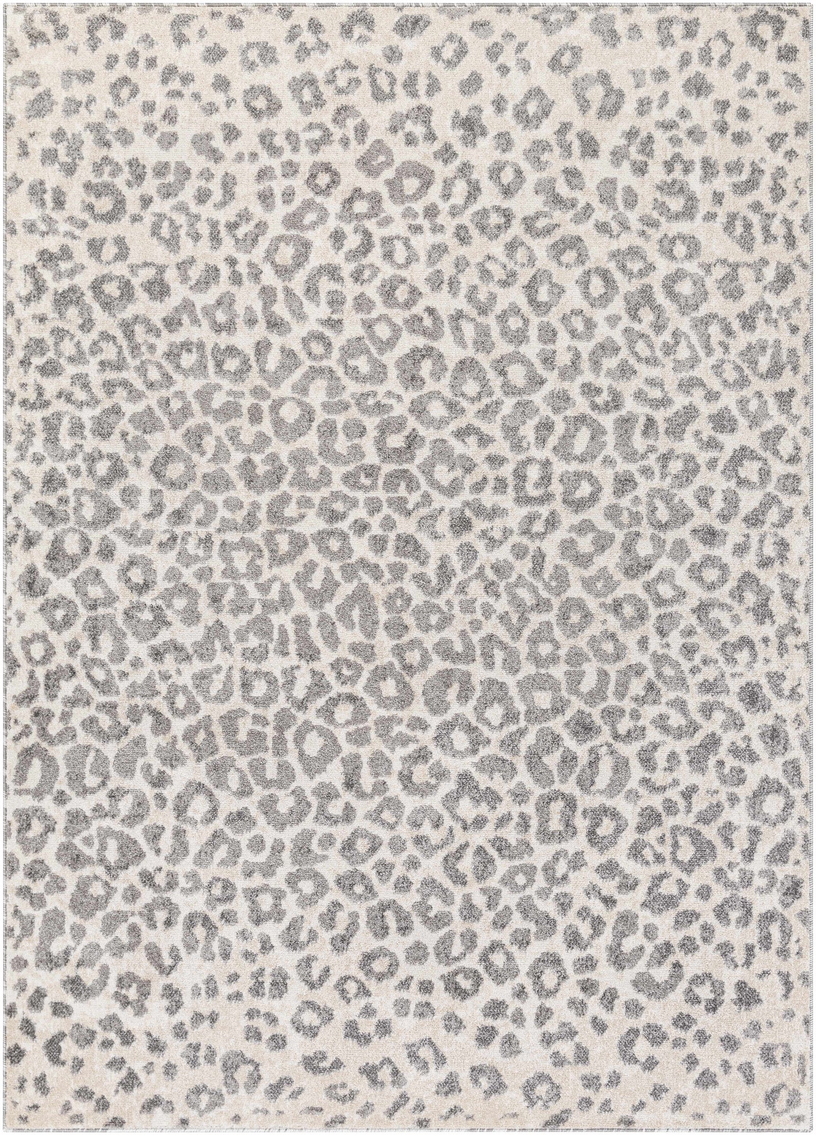 Beige Liversedge Leopard Print Area Rug