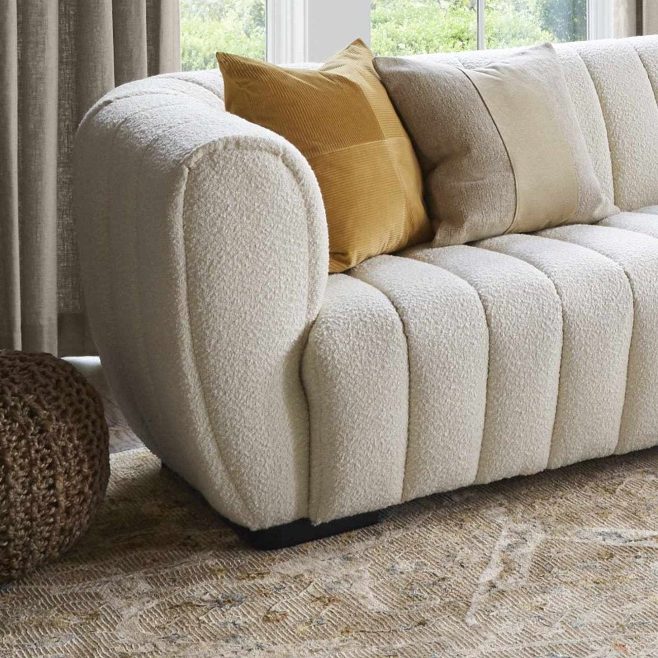 Merrittstown Cotton Knitted Pouf