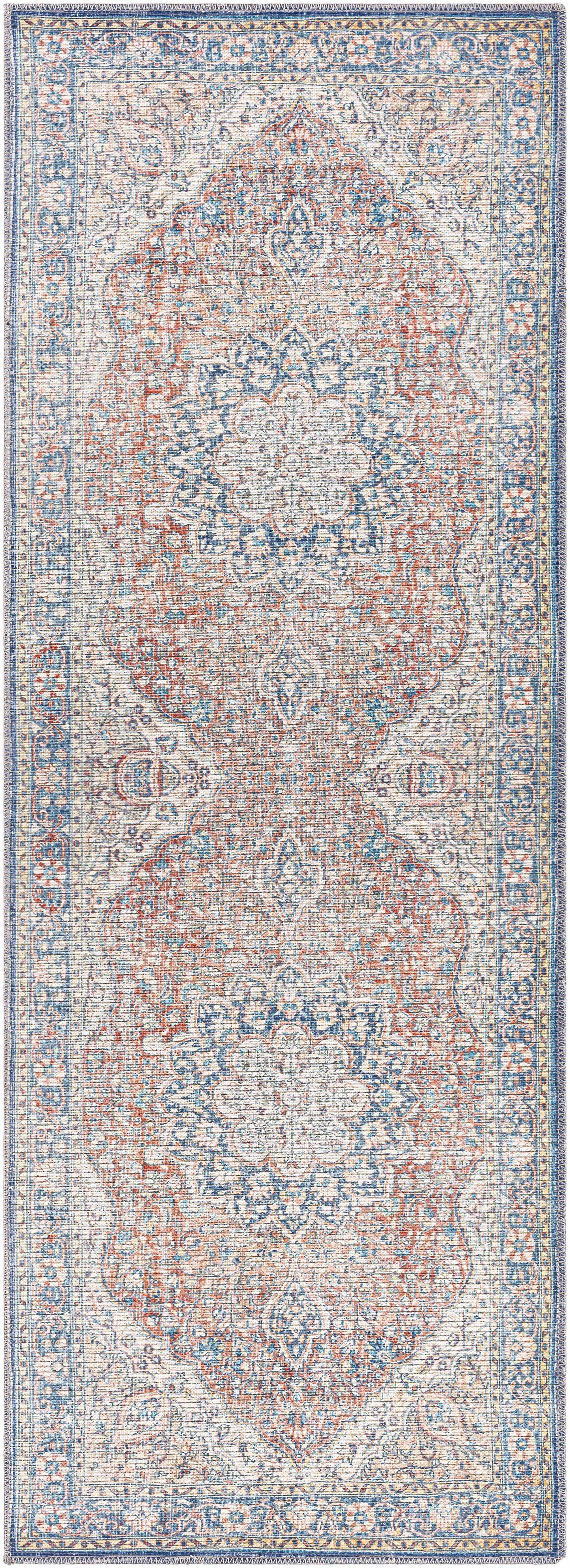 Wacousta Red&Blue Washable Rug - Limited Edition