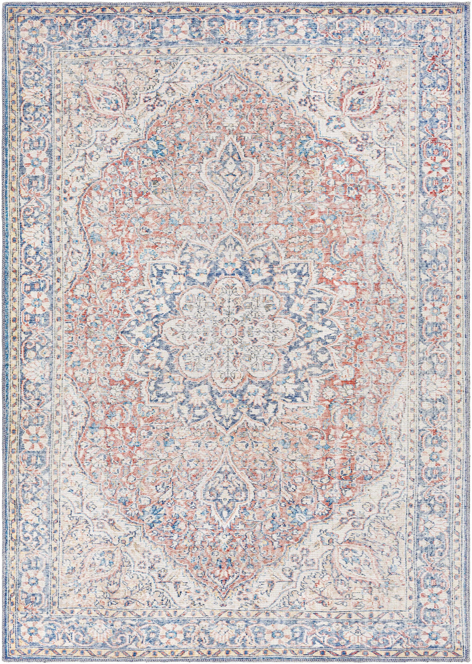 Wacousta Red&Blue Washable Rug - Limited Edition