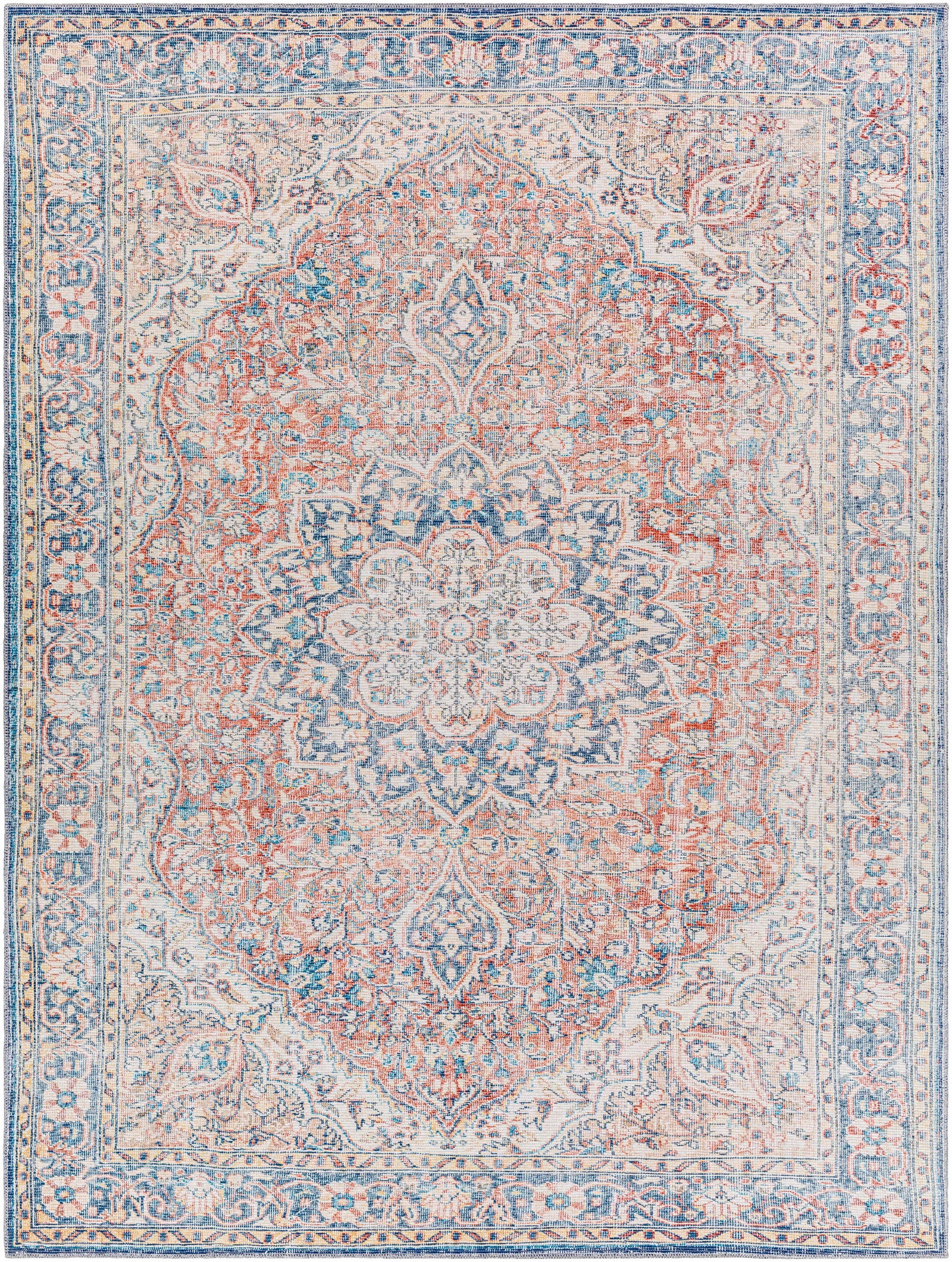 Wacousta Red&Blue Washable Rug - Limited Edition