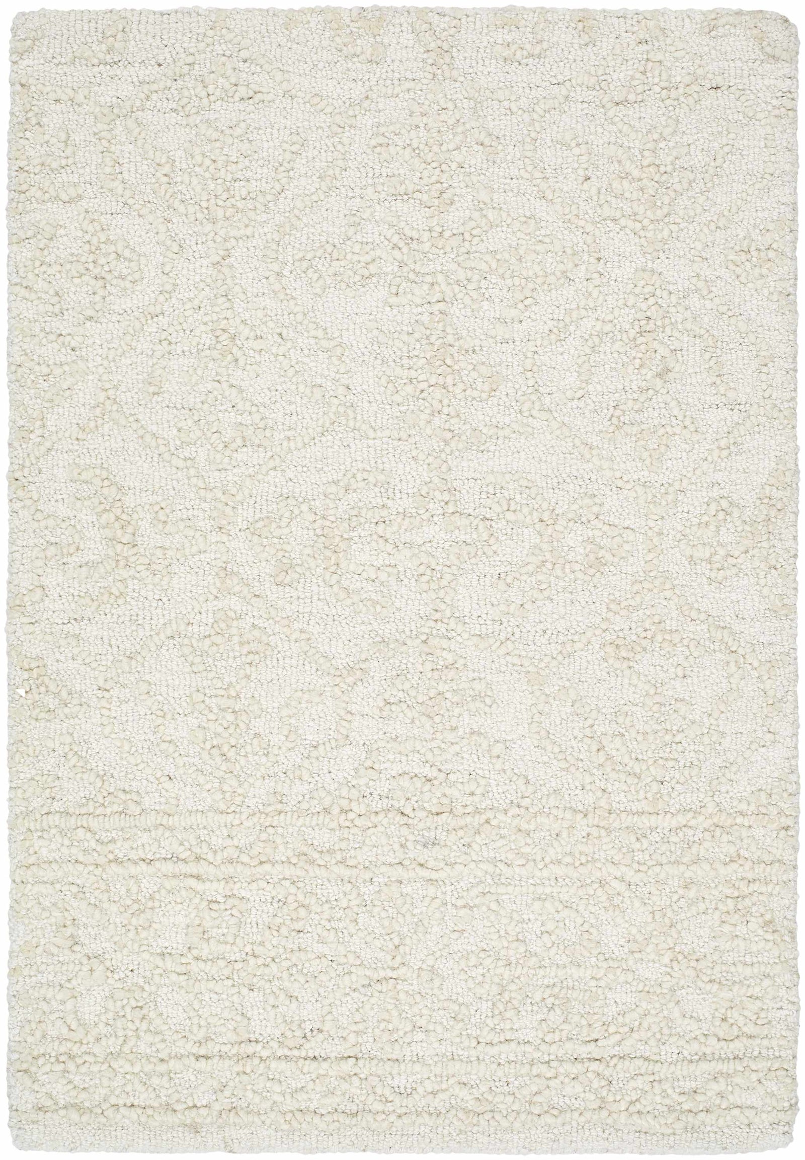 Yadid Cream Wool Area Rug