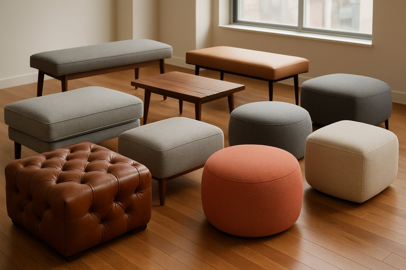Ottomans Poufs & Benches
