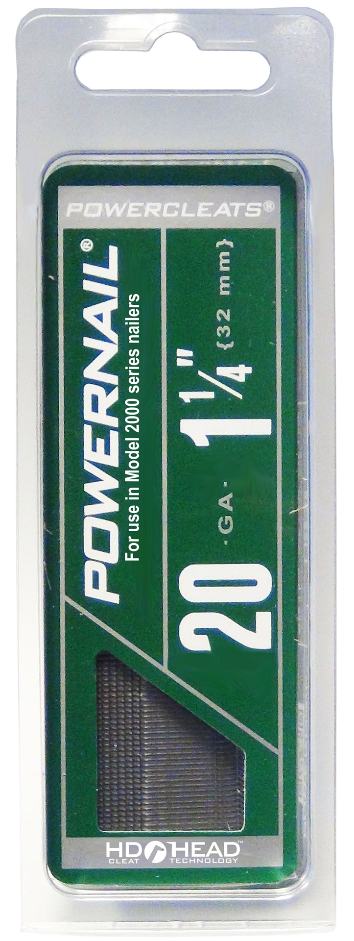 Powernail L12520 20 Gauge 1-1/4 Inch Length HD L-Cleat Nail for Hardwood & Engineered Flooring (Box of 1000)
