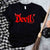 I Put the D in Devil Shirts For Couples Funny Matching Him & Her Halloween T-Shirts