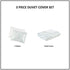 Duvet Cover Mini Set White Full/Queen