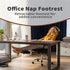 Executive Office Chair With Foot Rest, Adjustable Height - Black