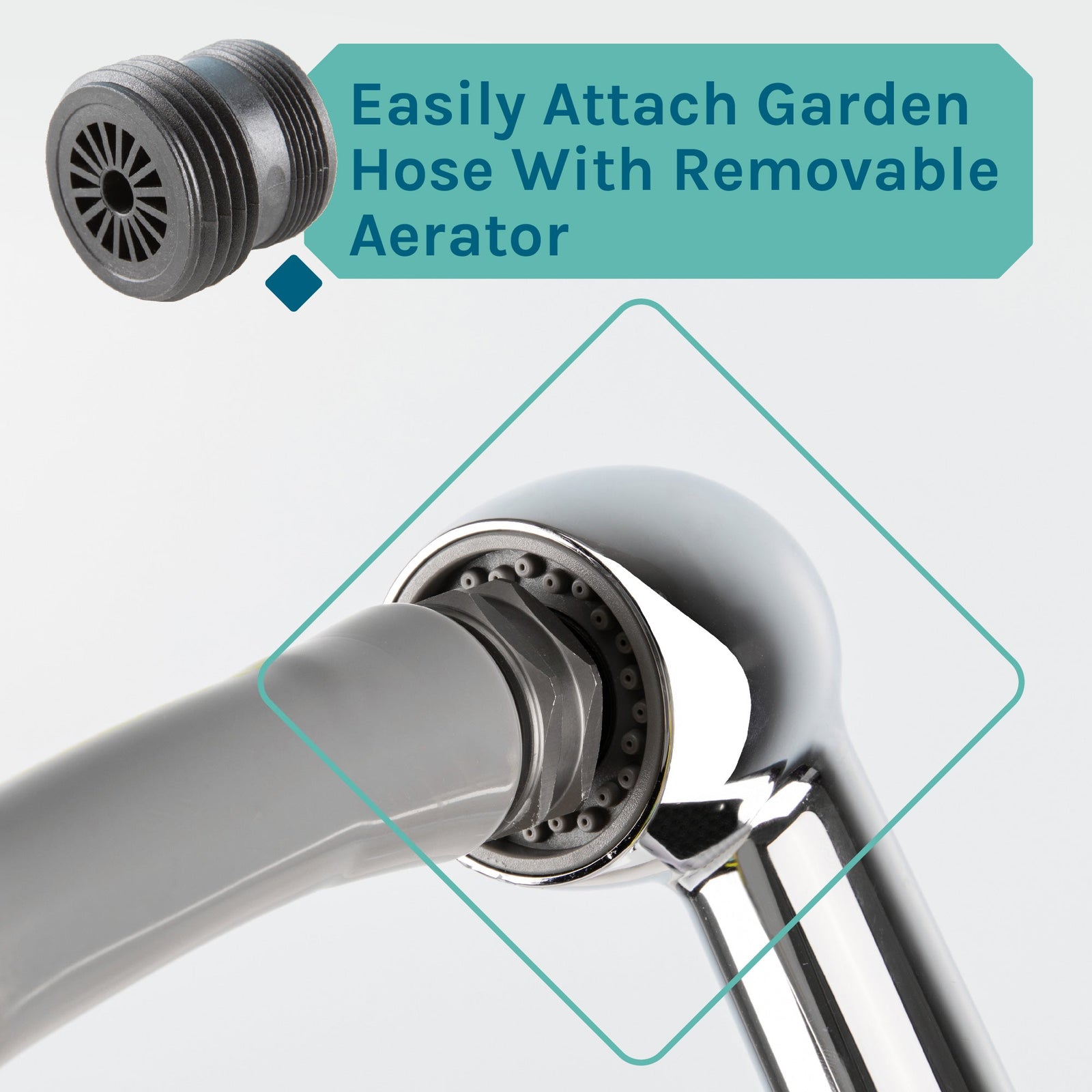 Tehila Chrome Finish Pull-Out Faucet