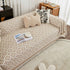 Waffle Lattice Fabric Sofa Cover, Multi-purpose Soft Sofa Throw, Couch Cover Blanket Throws for Couches