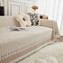 Waffle Lattice Fabric Sofa Cover, Multi-purpose Soft Sofa Throw, Couch Cover Blanket Throws for Couches