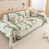 Chenille Jacquard Alphabet Sofa Blanket Cover, L Shape Sofa Cover, Reversible Couch Covers for Dogs
