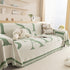Chenille Jacquard Alphabet Sofa Blanket Cover, L Shape Sofa Cover, Reversible Couch Covers for Dogs