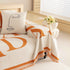 Chenille Jacquard Alphabet Sofa Blanket Cover, L Shape Sofa Cover, Reversible Couch Covers for Dogs