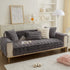 Soft Thick Faux Fur Sofa Cover Stripe Fluffy Fuzzy Non-Slip Washable Couch Covers