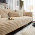 Winter Thickened Rabbit Plush Non-slip Sofa Cushion, Faux Fur Fluffy Furniture Protector