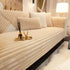 Winter Thickened Rabbit Plush Non-slip Sofa Cushion, Faux Fur Fluffy Furniture Protector