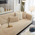 Winter Thickened Rabbit Plush Non-slip Sofa Cushion, Faux Fur Fluffy Furniture Protector