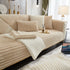 Winter Thickened Rabbit Plush Non-slip Sofa Cushion, Faux Fur Fluffy Furniture Protector