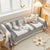 Couch Cover for Most Shape Sofas, Waffle Lattice Sofa Cover Throw, Washable Furniture Covers for Pets