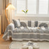 Couch Cover for Most Shape Sofas, Waffle Lattice Sofa Cover Throw, Washable Furniture Covers for Pets
