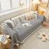 Couch Cover for Most Shape Sofas, Waffle Lattice Sofa Cover Throw, Washable Furniture Covers for Pets