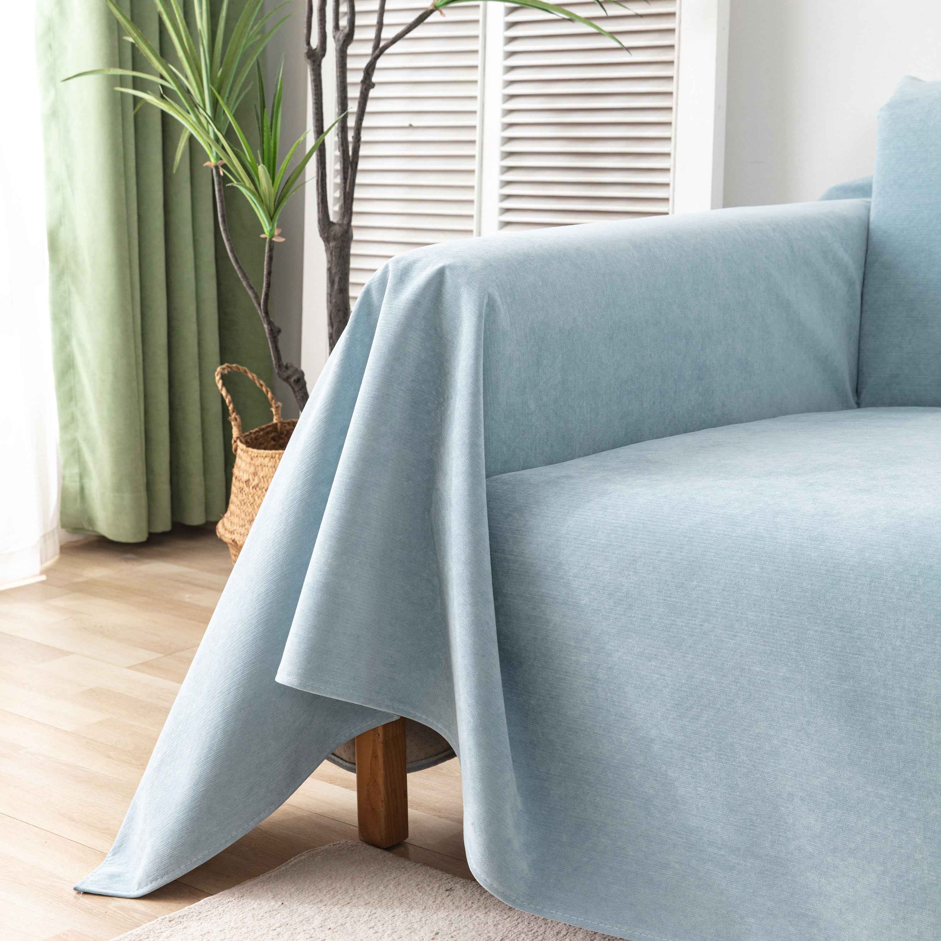 Waterproof Scratch-Resistant Furniture Covers for Pets, Non-Slip Couch Cover Throw