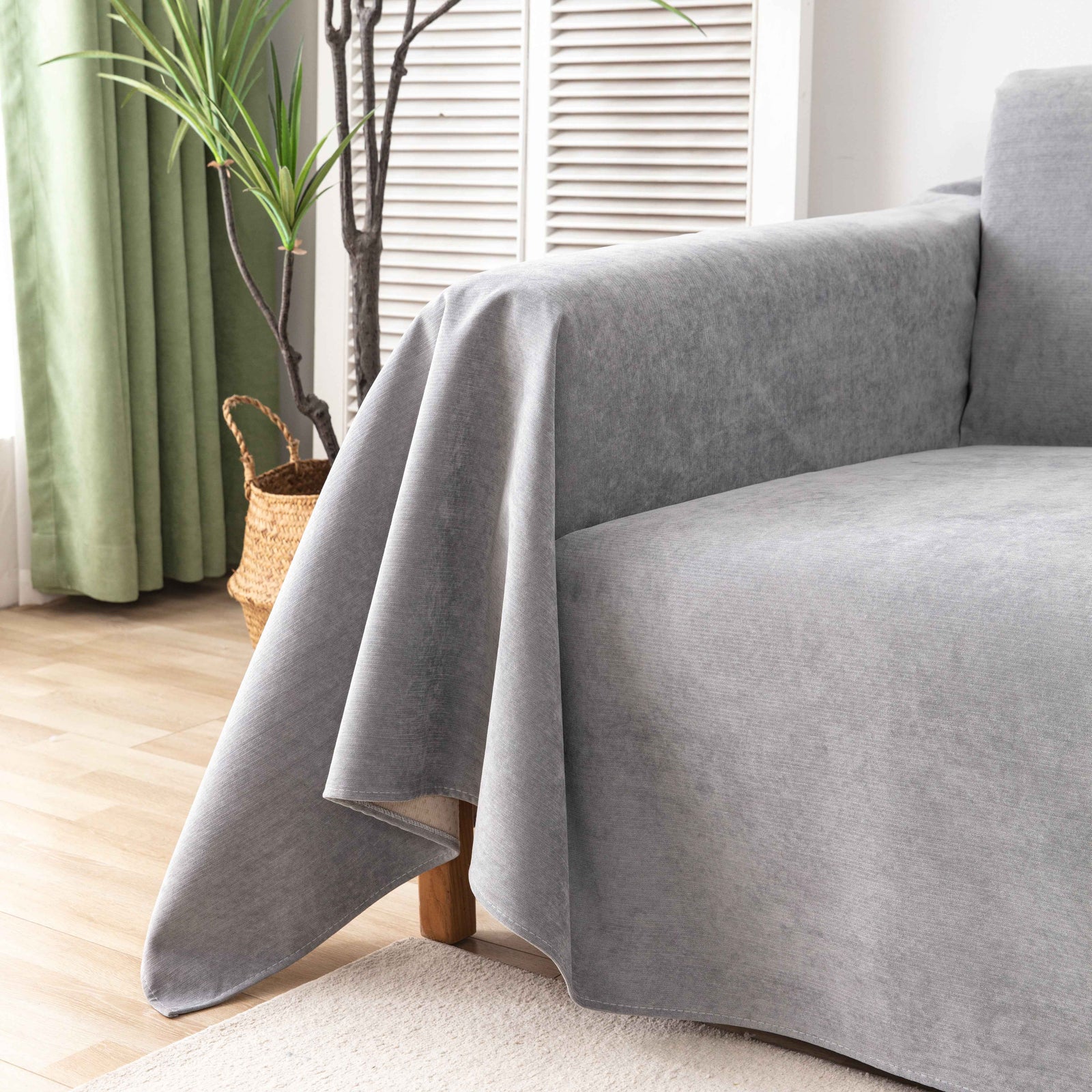 Waterproof Scratch-Resistant Furniture Covers for Pets, Non-Slip Couch Cover Throw