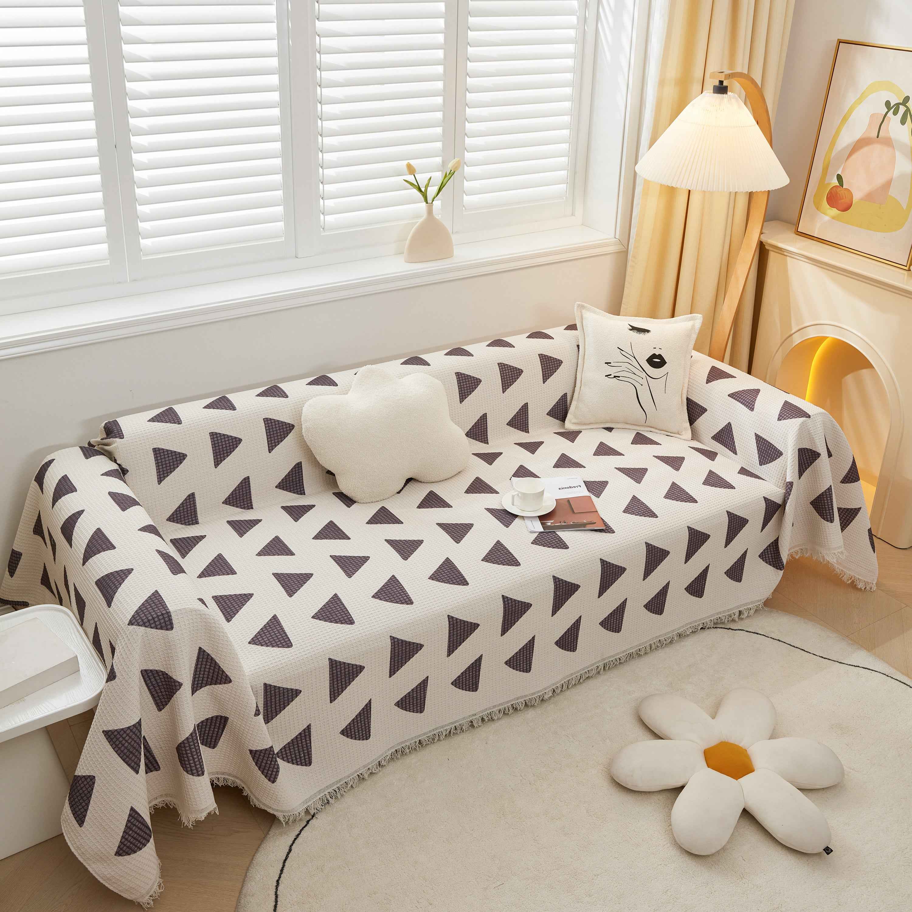 High-Quality Fabric Non-Slip Sofa Cover Throw, Throw Blankets for Couch, Furniture Covers for Pets