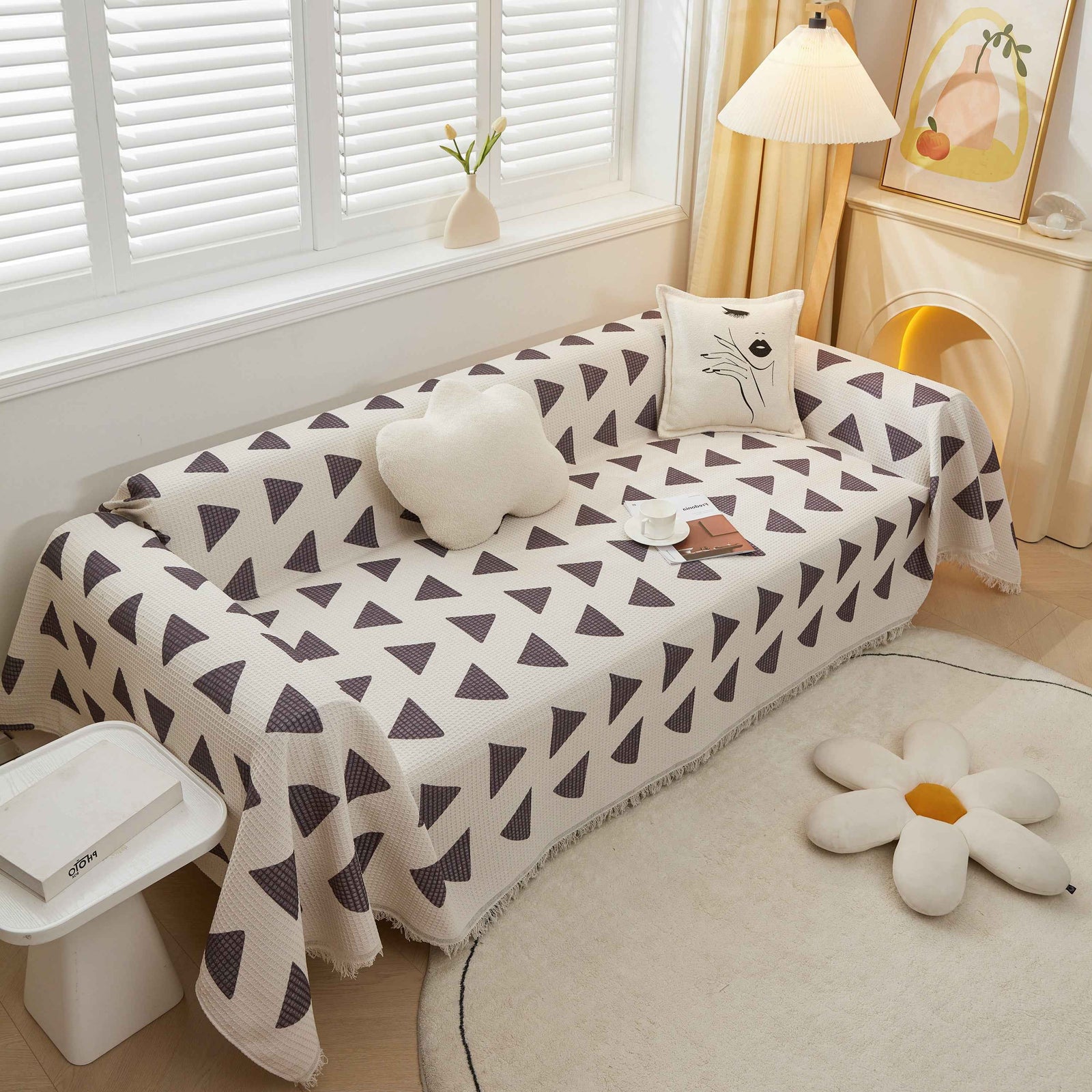 High-Quality Fabric Non-Slip Sofa Cover Throw, Throw Blankets for Couch, Furniture Covers for Pets