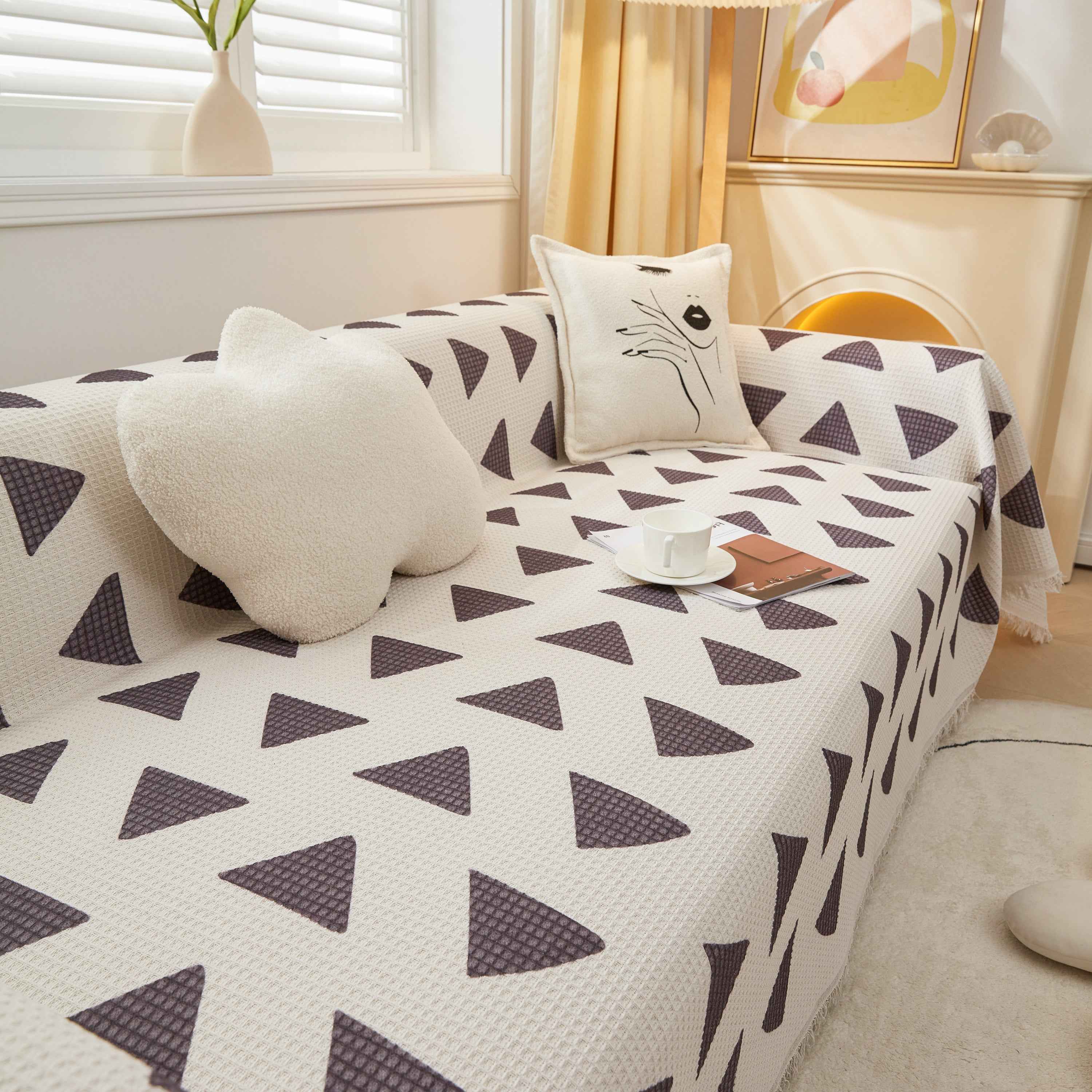 High-Quality Fabric Non-Slip Sofa Cover Throw, Throw Blankets for Couch, Furniture Covers for Pets