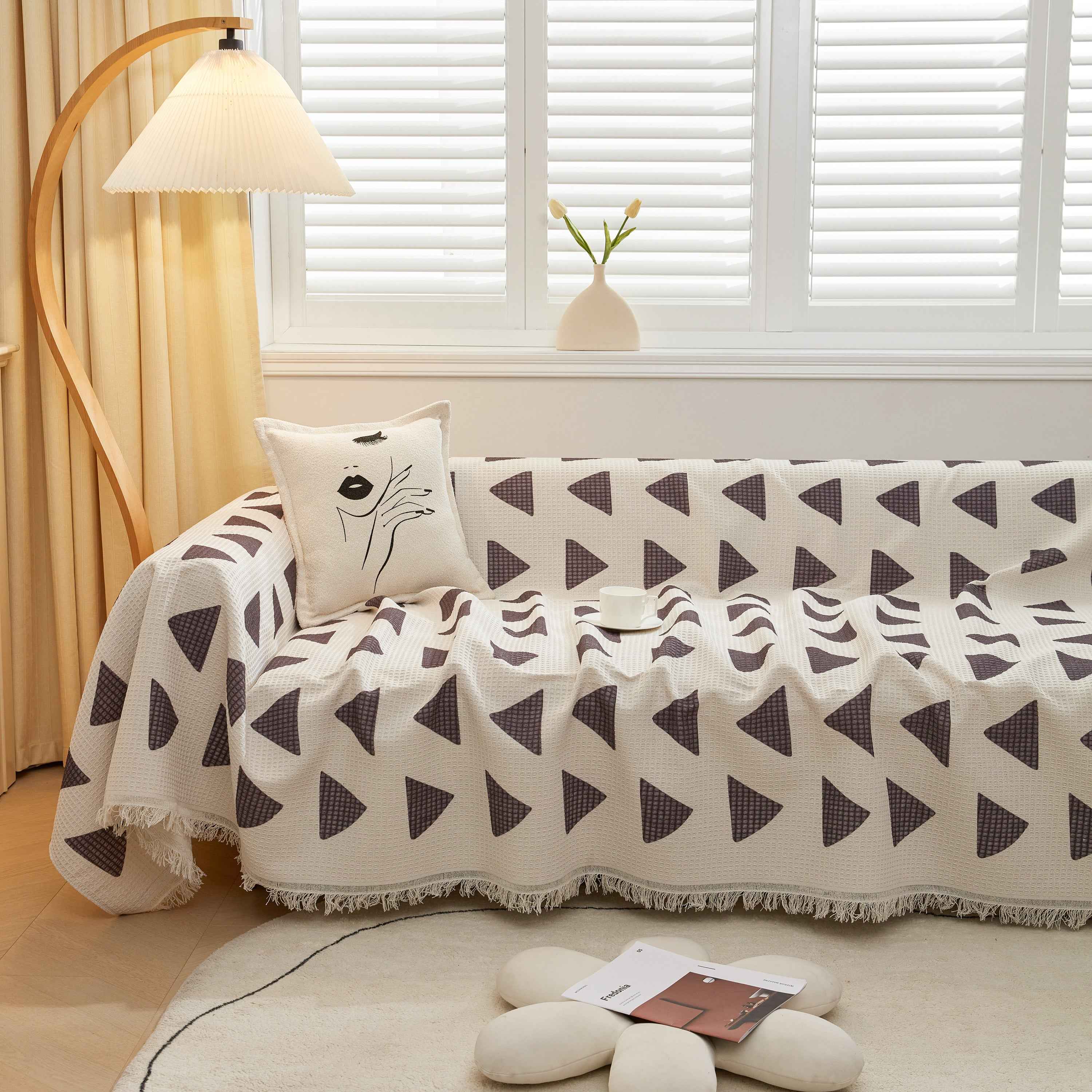 High-Quality Fabric Non-Slip Sofa Cover Throw, Throw Blankets for Couch, Furniture Covers for Pets