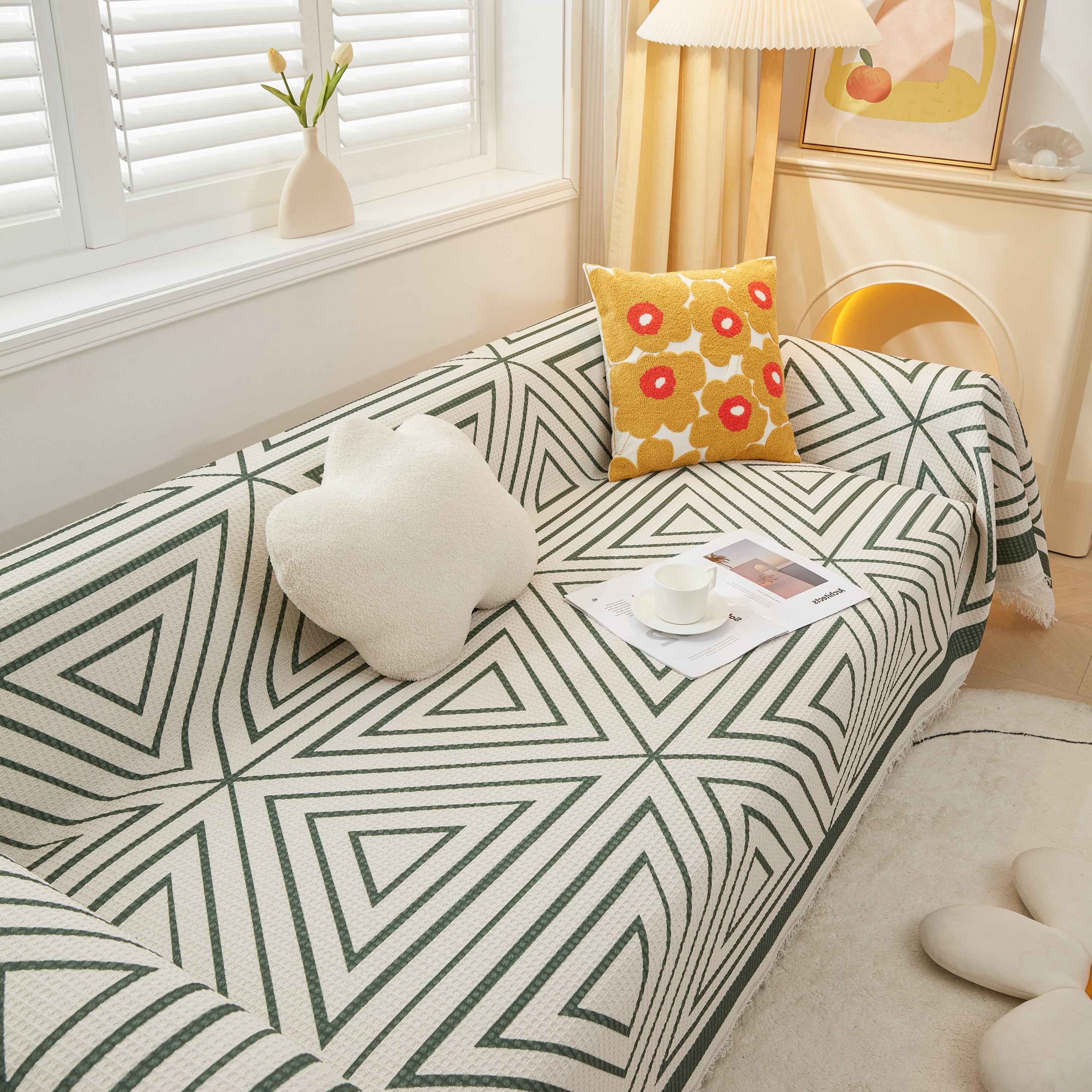 Large Couch Cover Throw, l Shape Sofa Cover for Sectional Couch Pet Friendly Furniture Protector