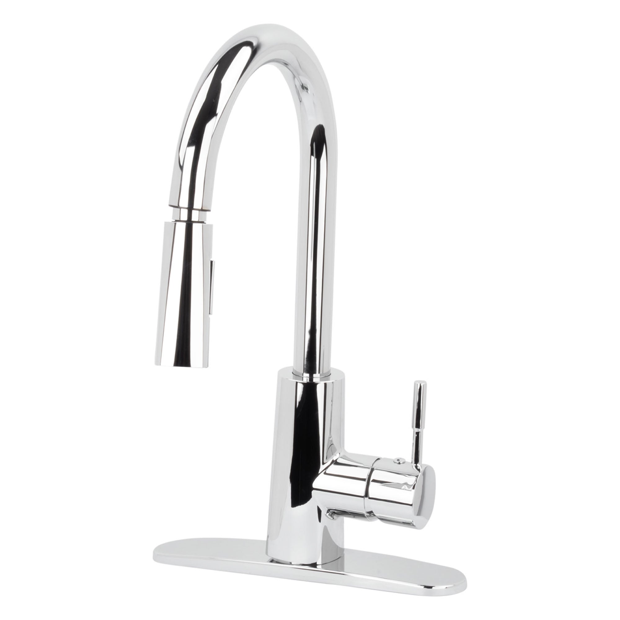 Tehila Chrome Finish High-Arc Pull-Down Faucet