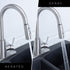 Tehila Stainless Steel Finish High-Arc Pull-Down Faucet