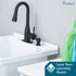 Tehila Black Finish Low Profile Pull-Down Faucet