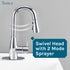Tehila Chrome Finish Low Profile Pull-Down Faucet
