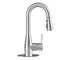 Tehila Stainless Steel Finish Low Profile Pull-Down Faucet