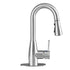 Tehila Stainless Steel Finish Low Profile Pull-Down Faucet