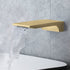 Waterfall Wall-mount pressure balance Bath Tub Filler Faucet Brushed Gold