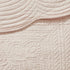3 Piece Reversible Scalloped Edge Quilt Set - Blush King/Cal King