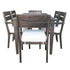 U_Style 7 Pieces Acacia Wood Outdoor Dining Set with Cushions