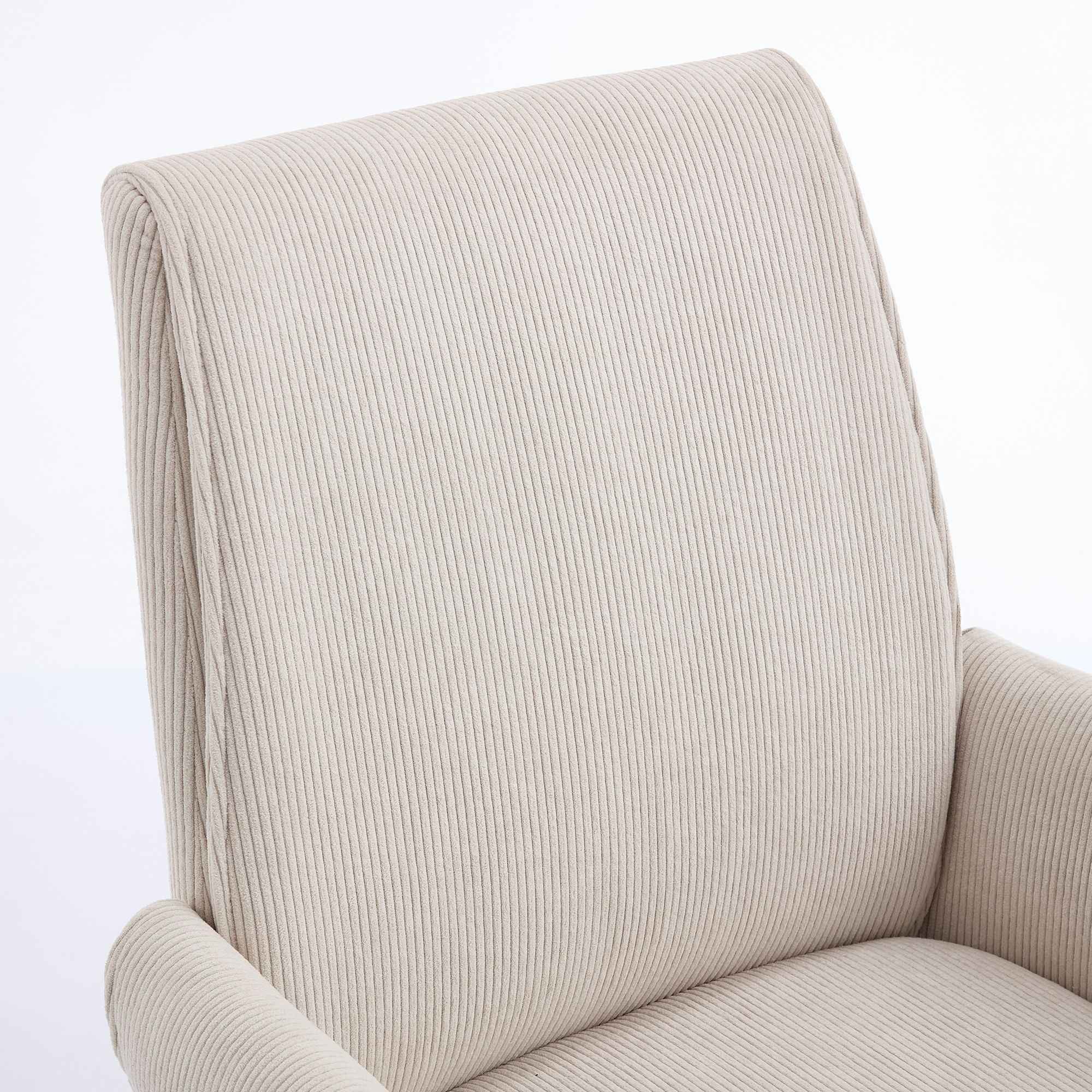 Ergonomic Mid-Back Office Chair With Gold Base