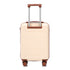 14'/20' 2-Piece Beige ABS Spinner Wheel Luggage Set