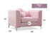 Contemporary Sloped Arm Chair