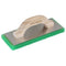 12" x 5" x 1" Green Coarse Texture Float with Wood Handle