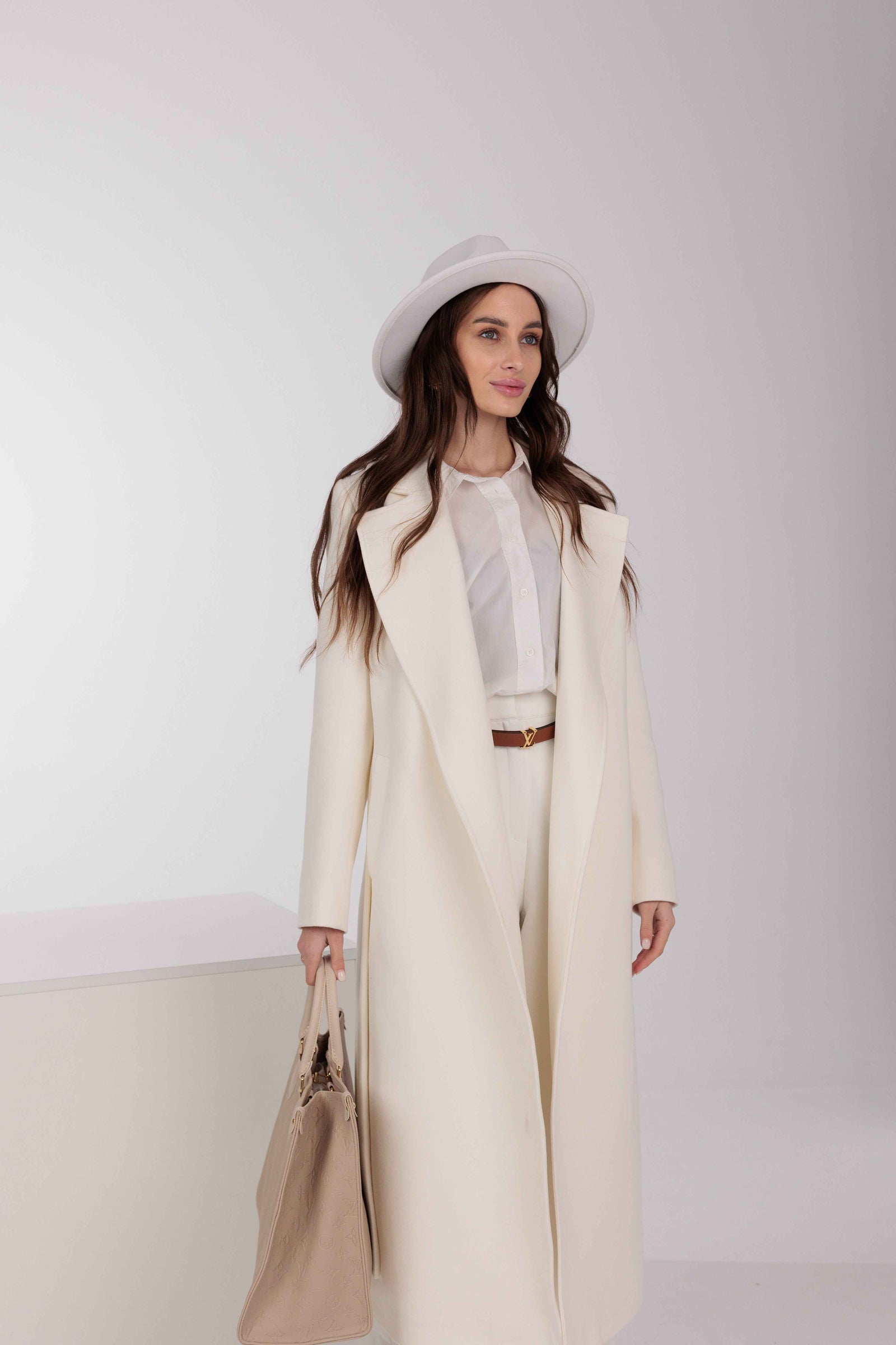 Astoria Classic Wraparound Wool Blend Overcoat