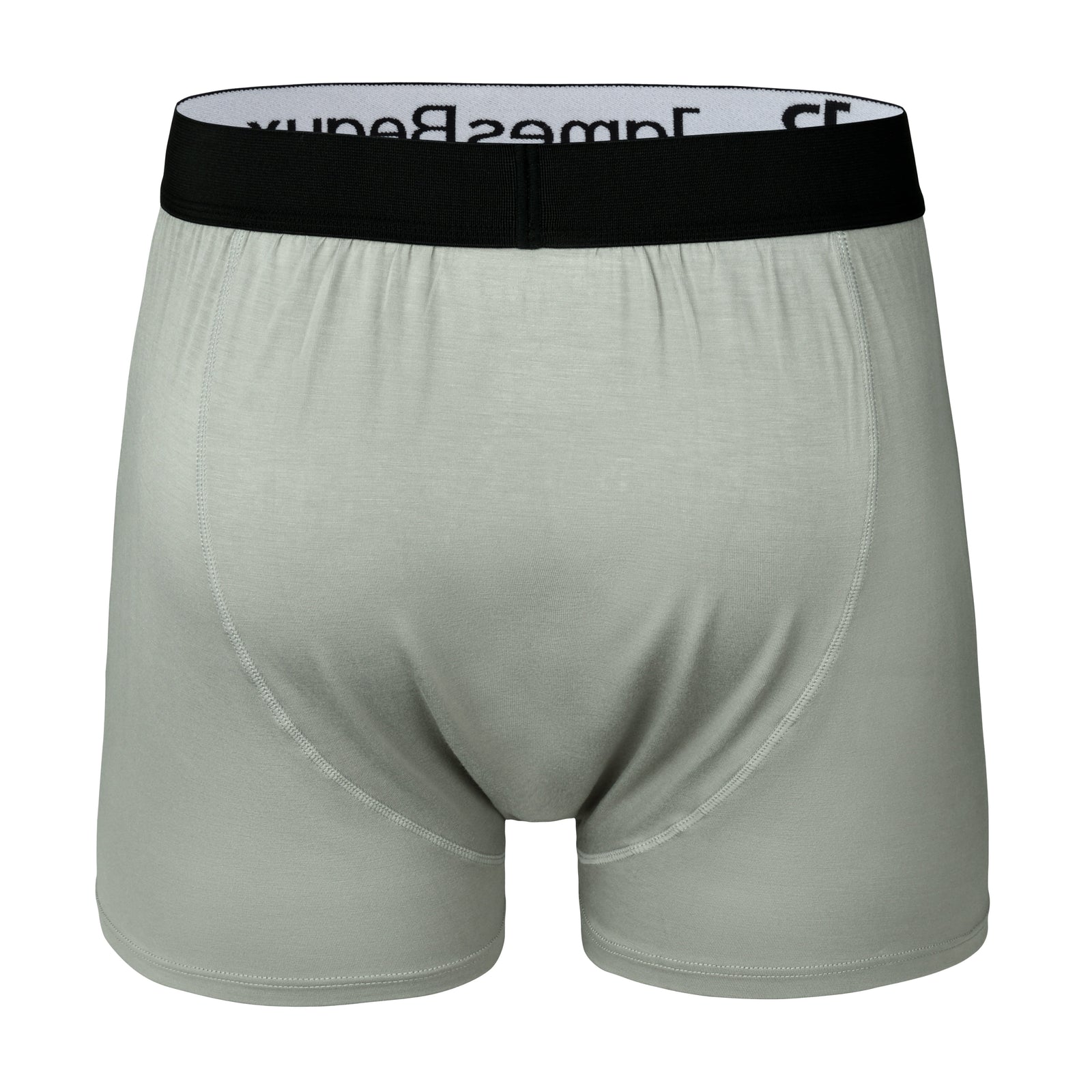 Men's Gray 95% Viscose from Bamboo Boxer Shorts