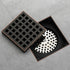 Oil rubbered bronze brass shower drain 4 or 8 inch  with ABS base
